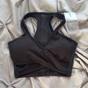 NVGTN Women's Charcoal Sports Bra
